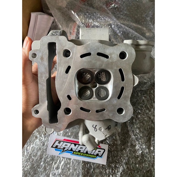 Cylinder Head Kop Brt 22/19 mx, vixion, r15 sudah termasuk klep