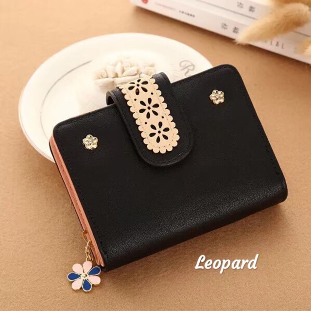 Dompet mini lipat cetrek motif FLOWER ETHNIC /dompet mini lipat rumbai /dompet mini muat banyak