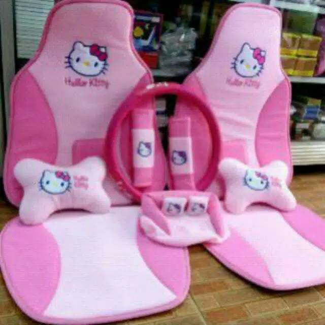 Car set 5in 1/interior bantal set mobil.