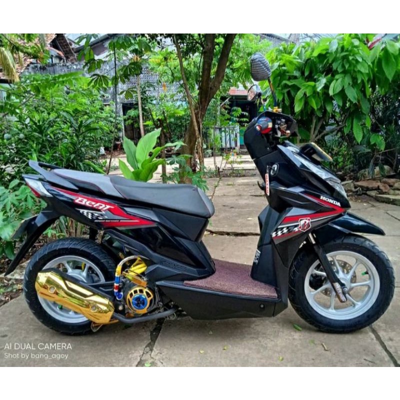 Striping lis sticker standar ori Honda Beat 2018 Striping beat 2018