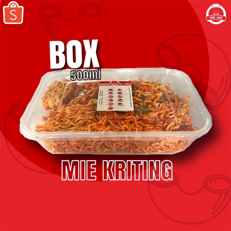 

Mie keriting box 500ml dengan daun jeruk