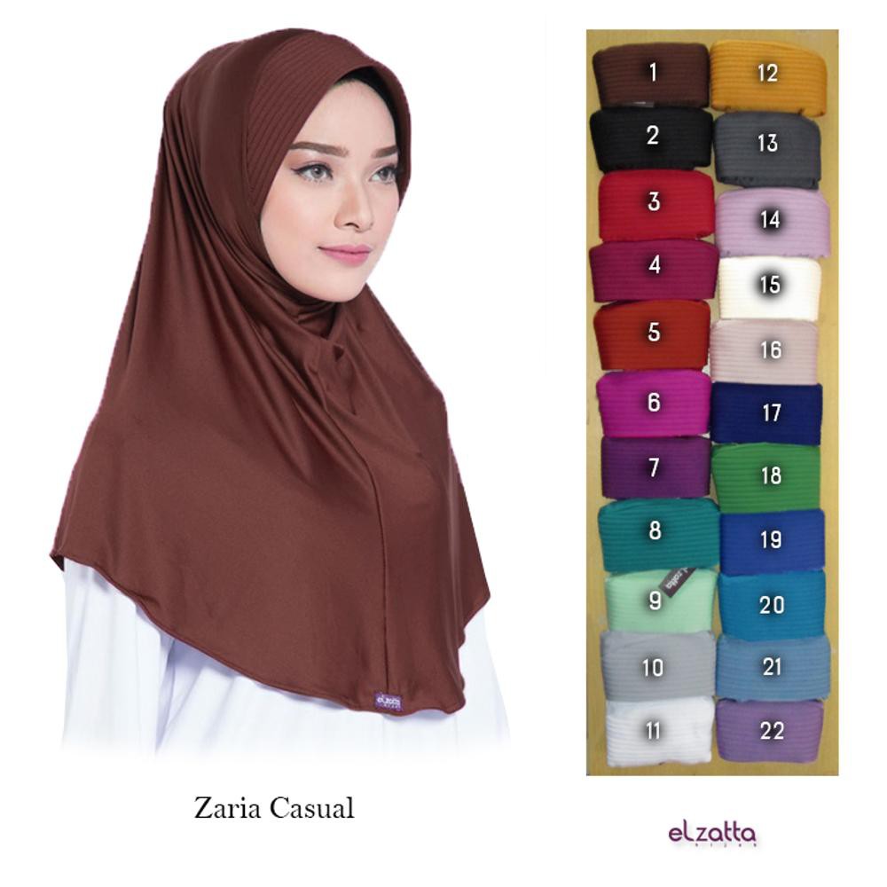 Jilbab Bergo Terbaru Elzatta Sahara M Lugina 2018 Shopee Indonesia