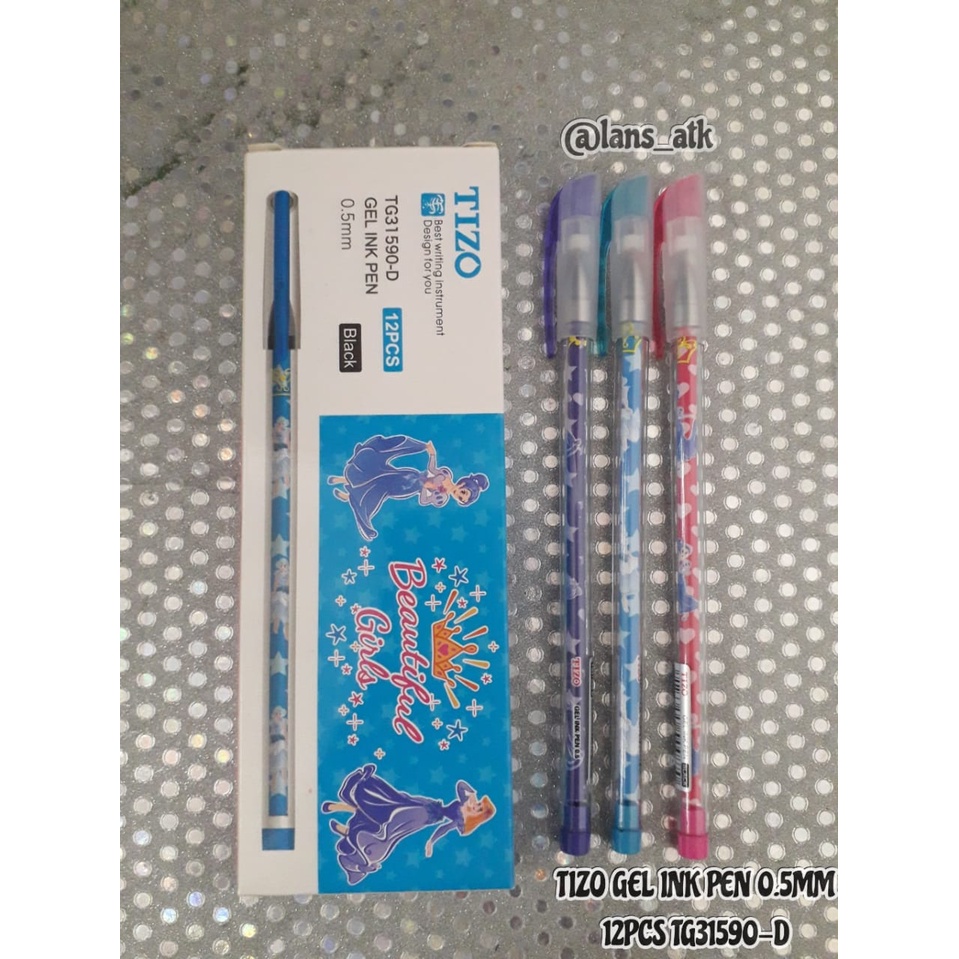 

GEL INK PEN TIZO TG31590-D 0.5mm / PULPEN / BALLPOINT TIZO (44870)