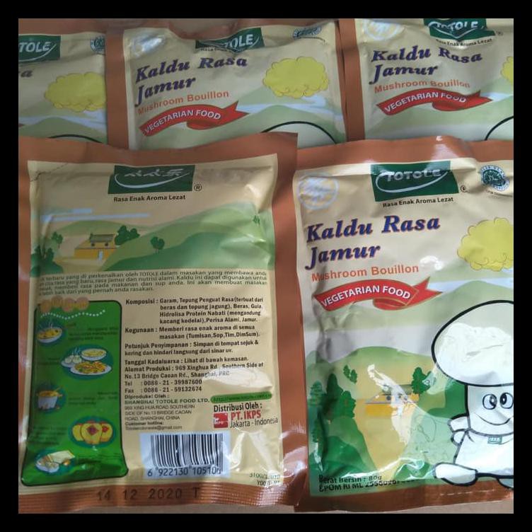 

Kaldu Jamur Vegetarian Food Totole 80Gr Terlaris