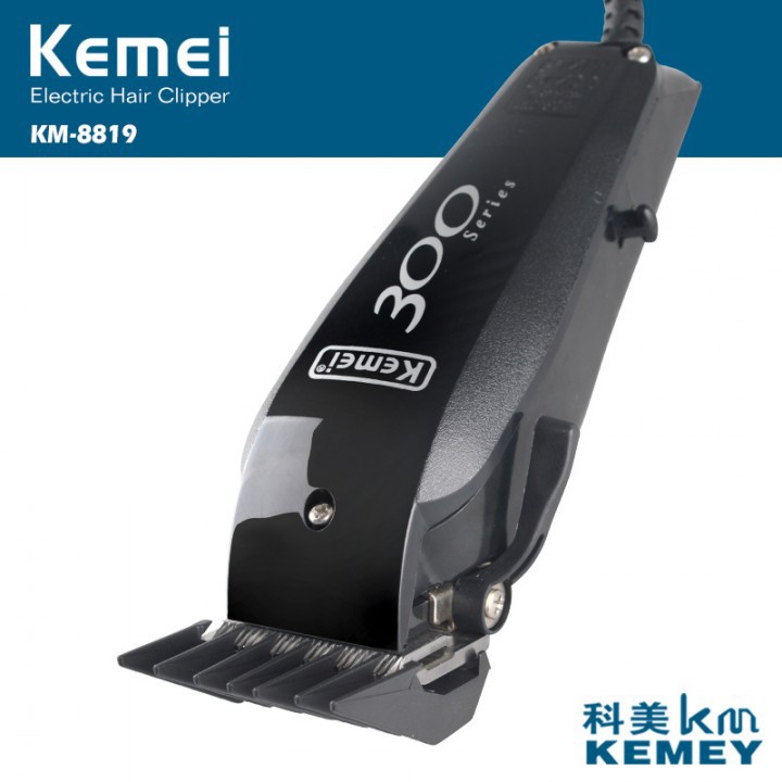 KEMEI KM-8819 Powerful Ceramic Cordless Shaver Adjustable Hair Clipper