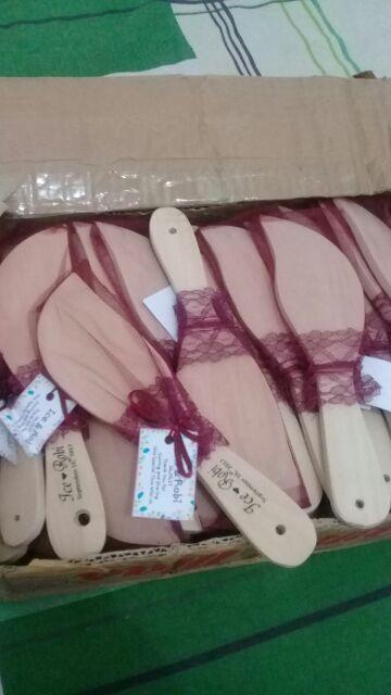 Centong Kayu Daun Lancip Murah Unik