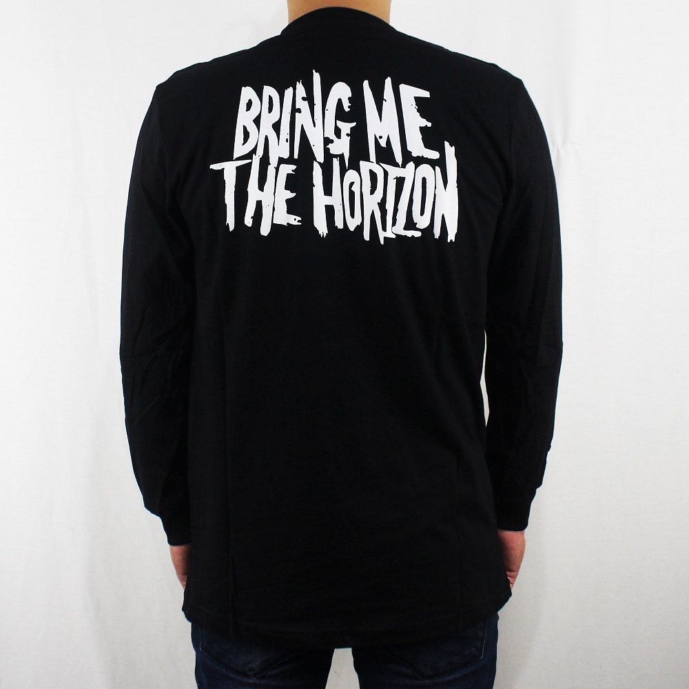 KAOS LENGAN PANJANG BRING ME THE HORIZON 01 - BAJU MUSIK BRING ME THE HORIZON - KAOS MUSIK BRING ME THE HORIZON - BAJU MUSIK LENGAN PANJANG - LONGSLEEVE MUSIK METAL - MUSIK UNDERGROUND - MUSIK ROCK