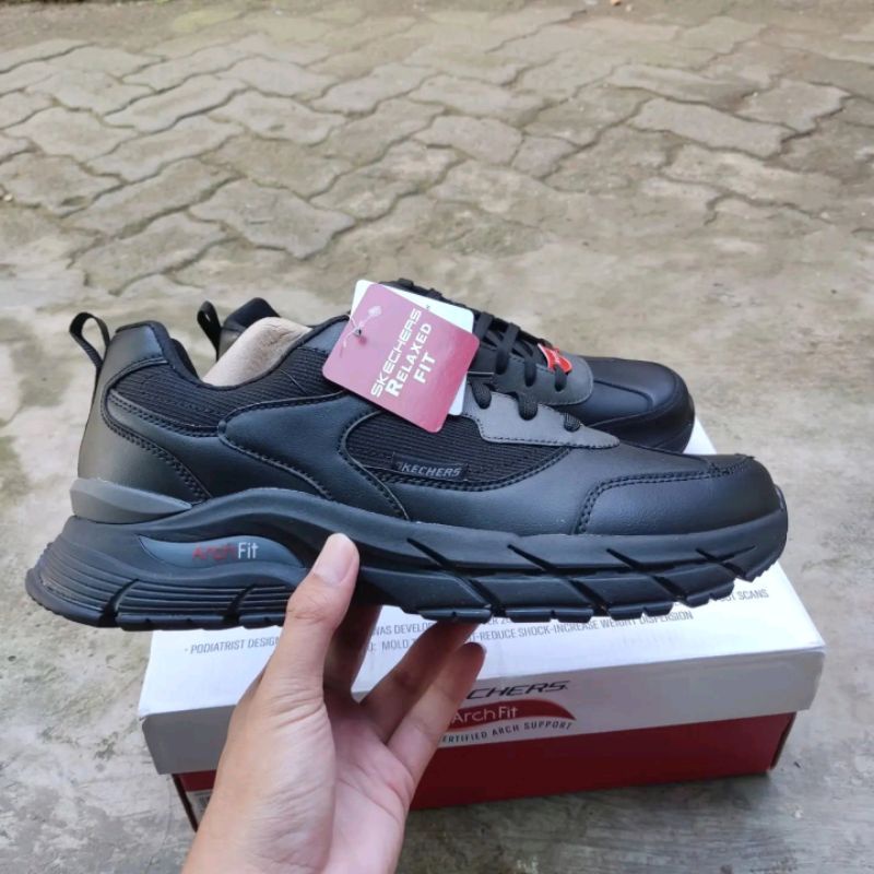 SKECHERS ARCH FIT BAXTER - DWYER 210347/BBK Original BNIB