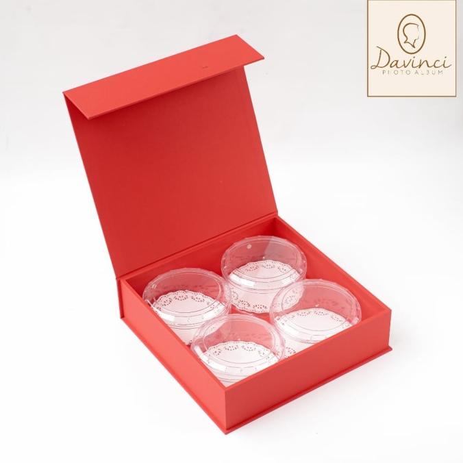 

[COD] kotak kado souvenir uk 30x30x8cm Merah [COD]
