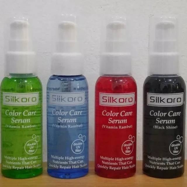 Silkoro Color Care Serum 80ml Vitamin Rambut Kering Bercabang Bpom Shopee Indonesia