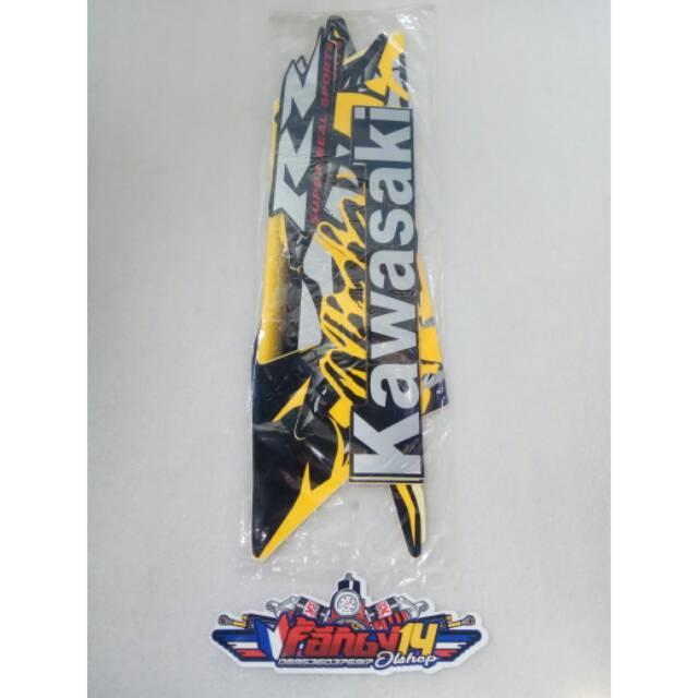 Striping Stiker Ninja RR New 2013 Kuning Full Body
