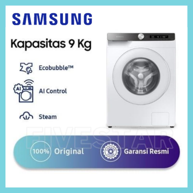 SAMSUNG WW90T504DTT MESIN CUCI FRONT LOADING INVERTER 9 KG WW90T WW90