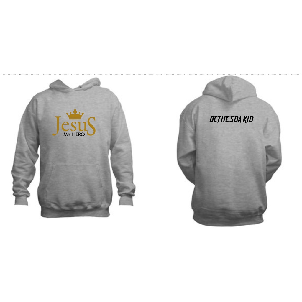Hoodie dewasa custom jesus my hero