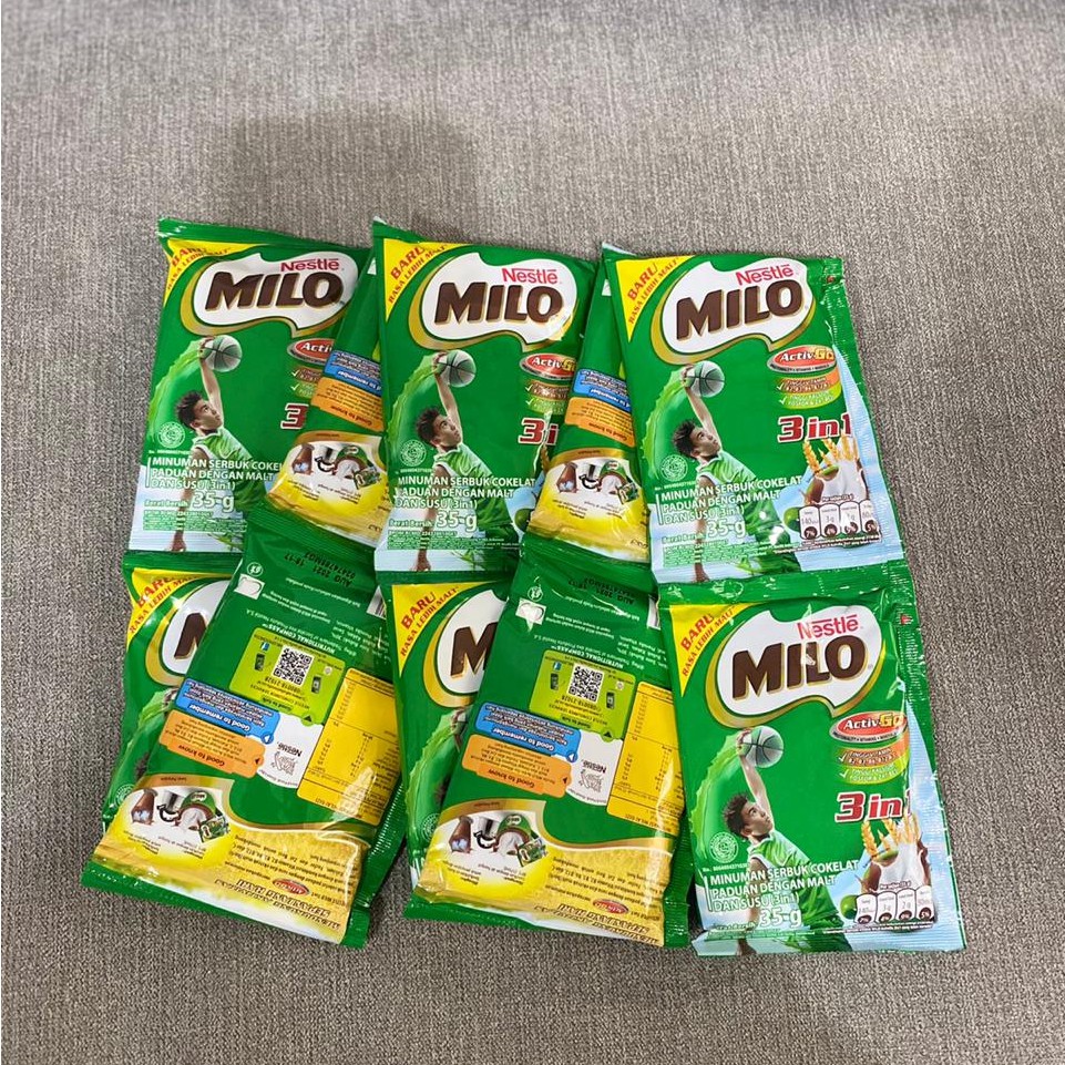 

Milo Activ Go 3 in 1 Susu Sachet ( renceng )