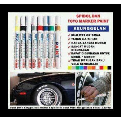 

Spidol Ban Toyo Marker Paint Brand Original Termurah