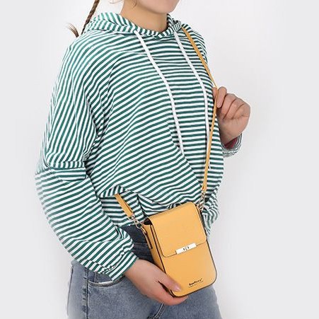 BAELLERRY N8612 Tas Selempang Wanita Tas Handphone Sling Bag Kulit PU Leather WATCHKITE WKOS