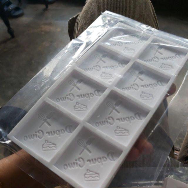 Cetakan Silikon Logo Custom Bentuk Ketupat Untuk Coklat,puding,jelly Atau Sabun