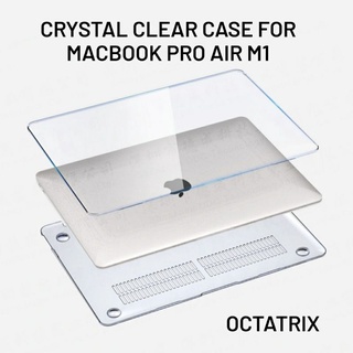 Case Macbook Crystal Clear / Bening / Transparan casing mac book Air M1 Pro 13 Inch 2020 2021