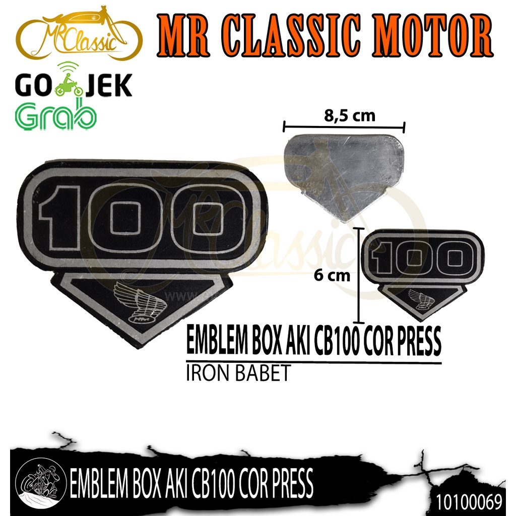 Emblem Box Aki CB100 Cor Press