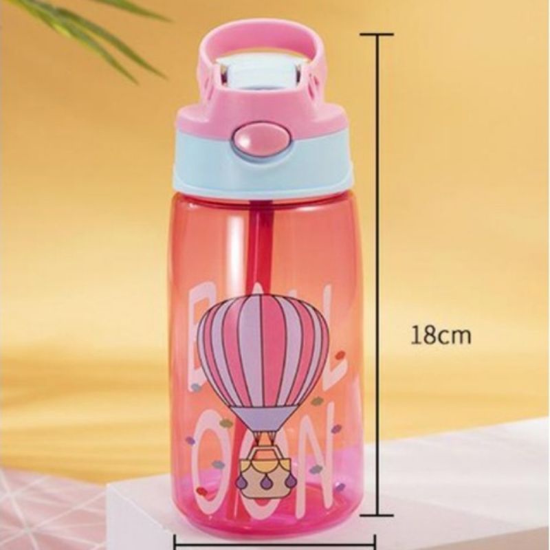 (Murah) Botol Minum Anak Karakter lucu / Botol Minum Anak Sedotan Kait / Botol Minum Anak / Botol Minum