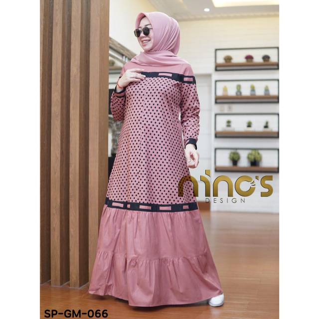 Gamis muslimah ninos design 066 original