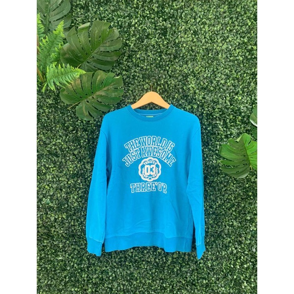 Crewneck 3QR Biru