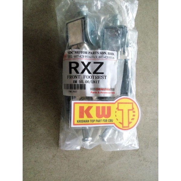 karet postep depan Rxz karet fostep depan rxz fostep depan Yamaha rxz
