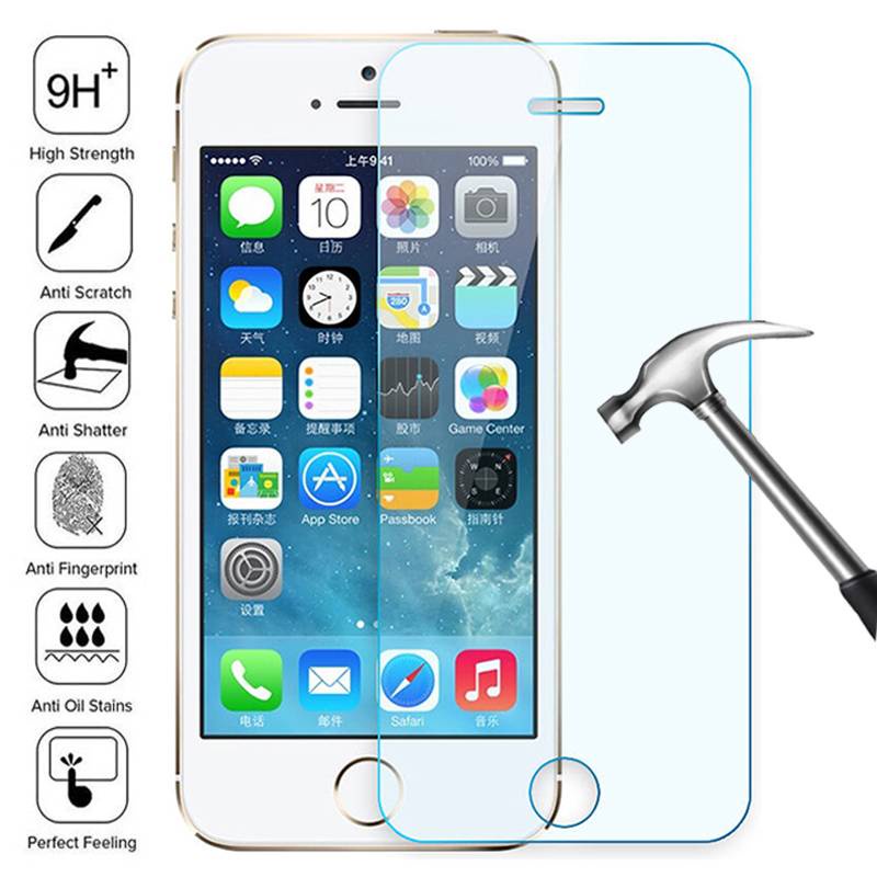 100D Transparent Tempered Glass For iPhone IPhone 11 12 Pro Max Mini Glass Screen Protector On iPhone 6 6s 7 8 Plus X XS Max XR SE 2020 Glass Protective Film