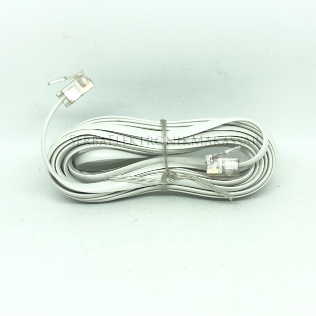 Kabel Line Telepon RJ11 2Pin 5Meter