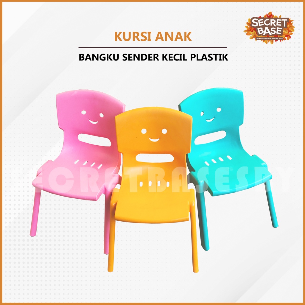 KURSI ANAK - Bangku Sender Kecil Plastik / Kursi Pendek Belajar Playgroup