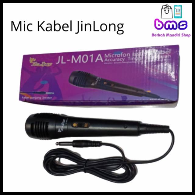 Microfon Sistem Kabel Colok Besar // Mic Kabel Merk Rolinson A-01 // JinLong JL-M01A