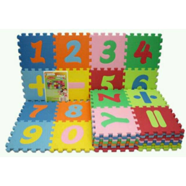 EVAMAT ABJAD MINI 15X15 ..isi 40 pcs