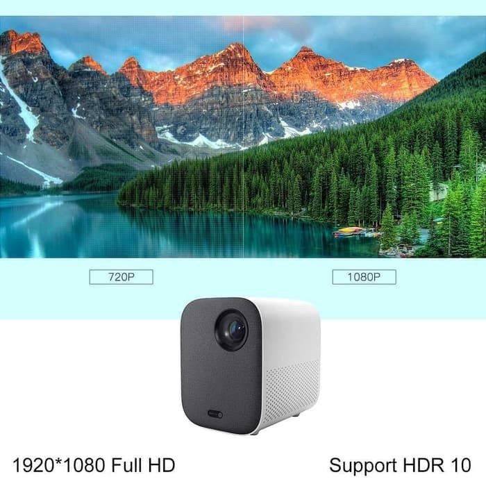 Mijia Mini Projector INTERNASIONAL Portable DLP 500 Lumens 1080P - MJJGTYDS02