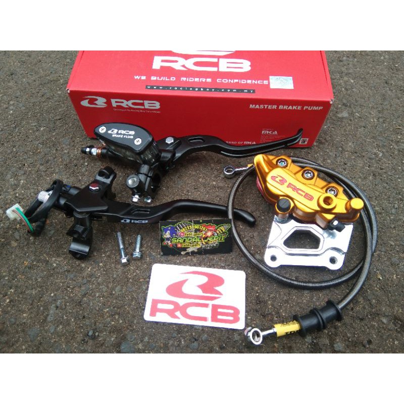 MASTER kALIPER RCB SET KABEL SELANG REM TDR BREKET KALIPER CNC PNP SHOCK NINJA R RR SS 300 320 340 M