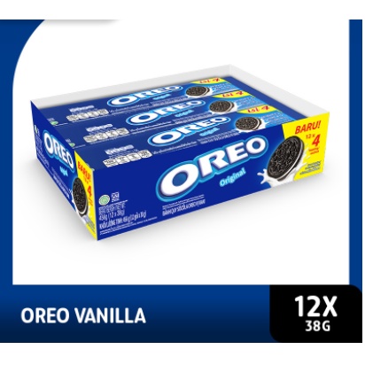 

Oreo Lup Vanilla 12 x 38gr - 1 box - ORIGINAL SNACK/REPACK/KILOAN