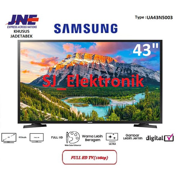 Solusi LED TV Samsung 43 Inch UA43N5003 - 43N5003 FullHD DVB-T2 HDMI USBMovie terbaik