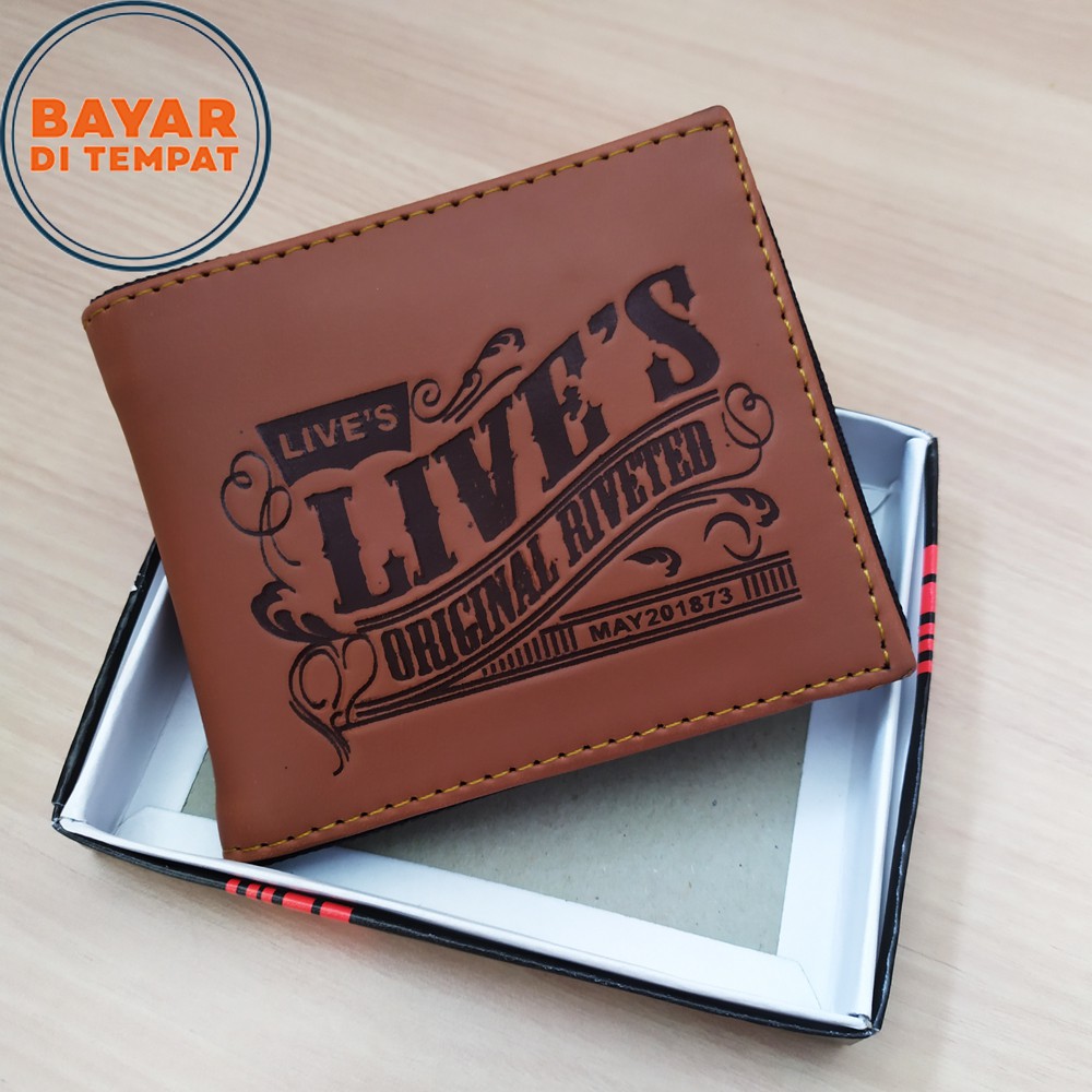 DOMPET PRIA EMBOSS LVS KODE 501 MURAH