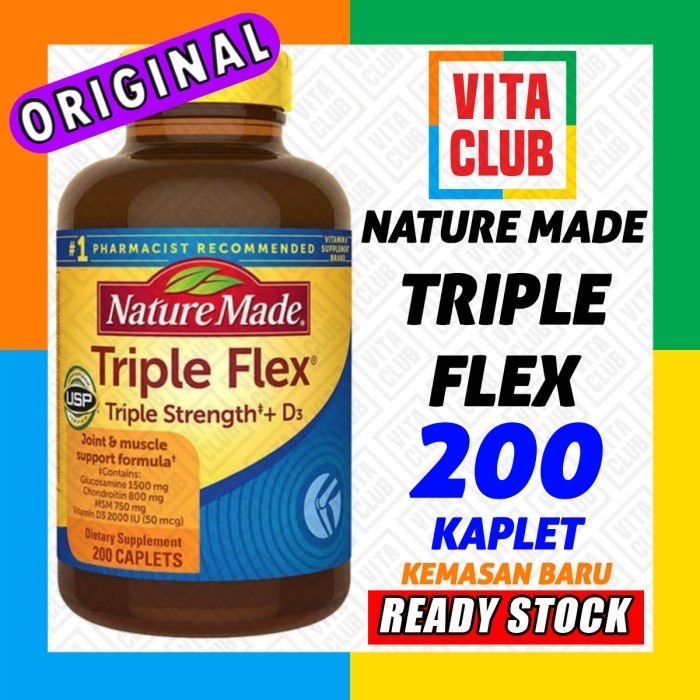 PROMO Nature Made Triple Flex - 200 Kaplet