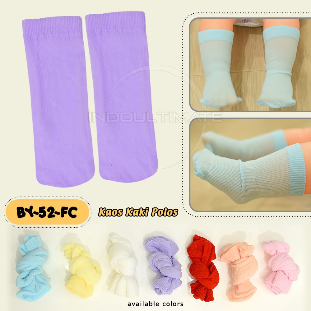 Kaos kaki bayi IMPORT Stocking Alas Kaki Penutup Kaki Bayi BY-52-FC Pelindung Kaki Bayi