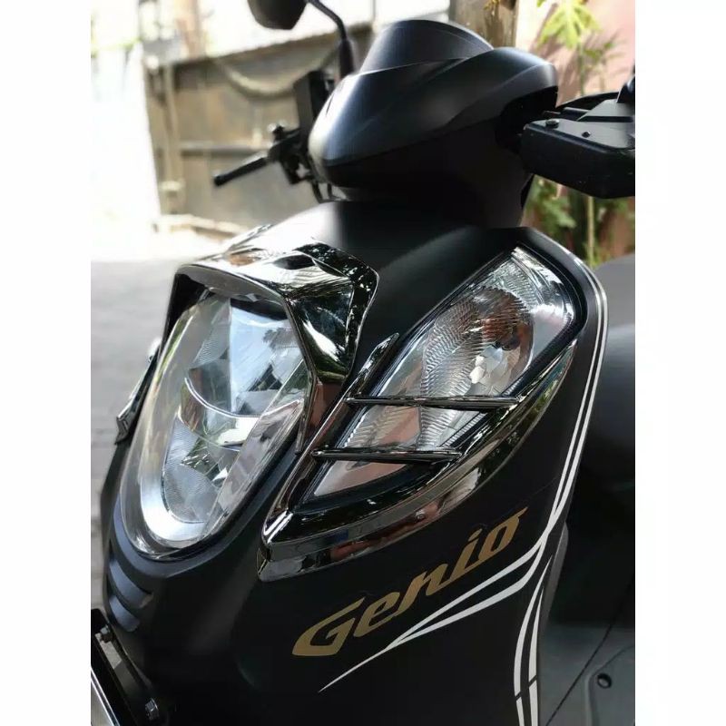 Garnish lampu depan honda Genio TGP/ garnis cover list