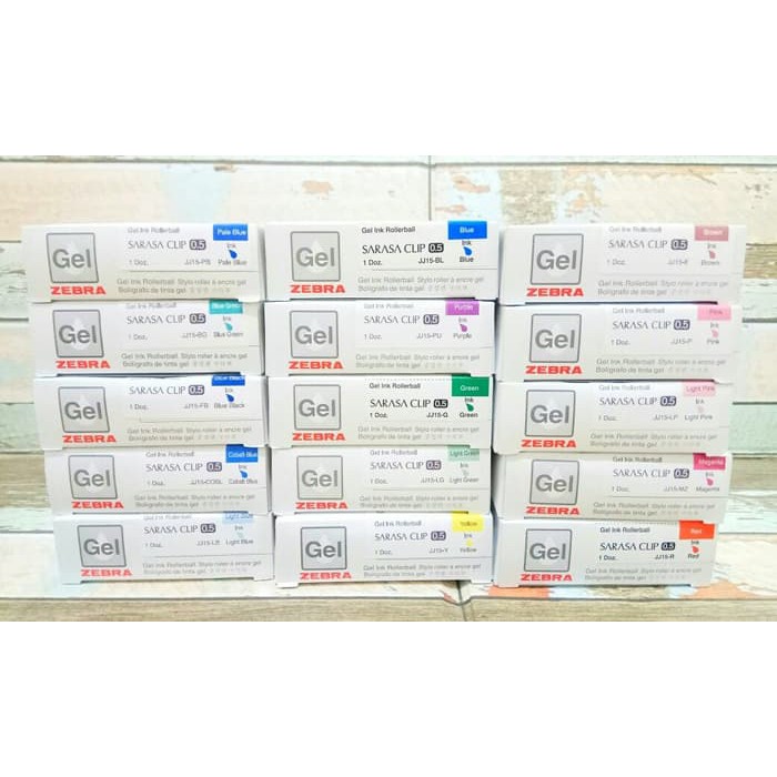 

HARGA HEMAT Pulpen Pen Gel Zebra Sarasa Clip Warna 0.5 mm - Blue Green