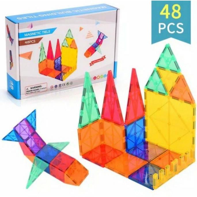 

hello_storee | Magnetic Tiles 48 Pcs
