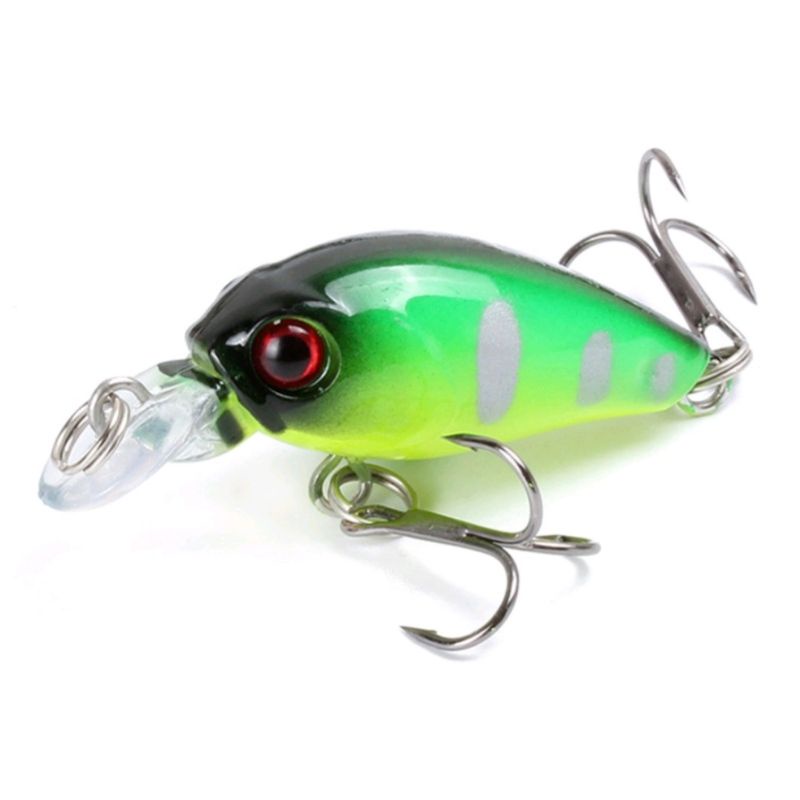 Mini Crankbait 4,5 cm 4,2 gram Umpan casting Ikan Kerapu