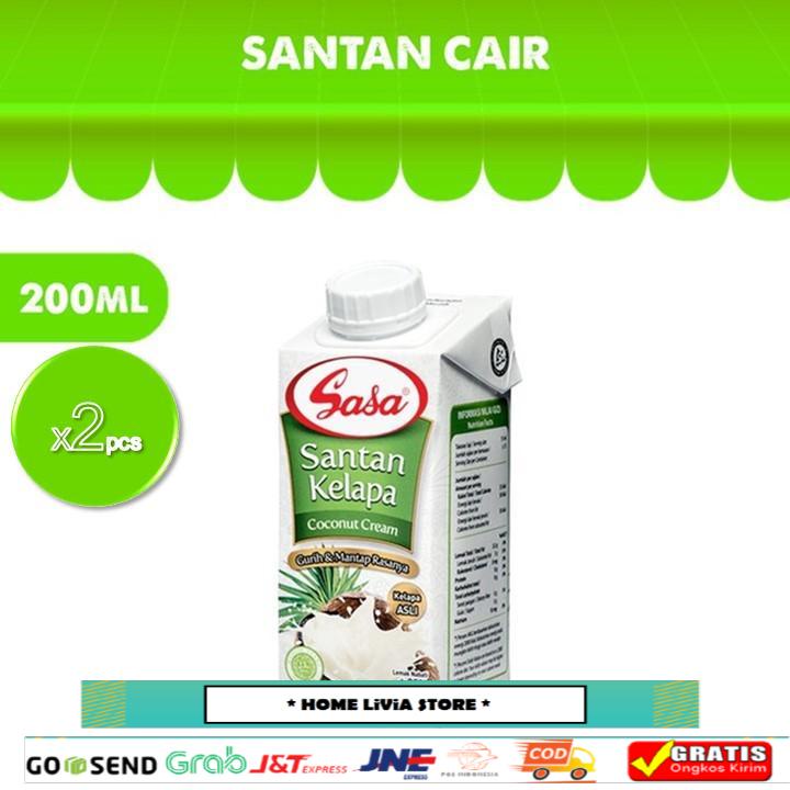 

Sasa Santan Cair 200ml x 2 Pcs