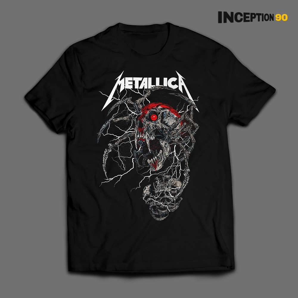 Kaos Band Metallica Spider