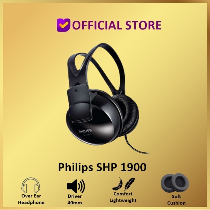 Philips Shp 1900 : Headset Hifi Stereo Headphone Earphone Shp1900