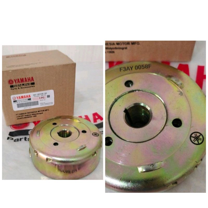 Magnet Magnit Rotor Assy flywheel Yamaha Alfa Champ double stater ORIGINAL