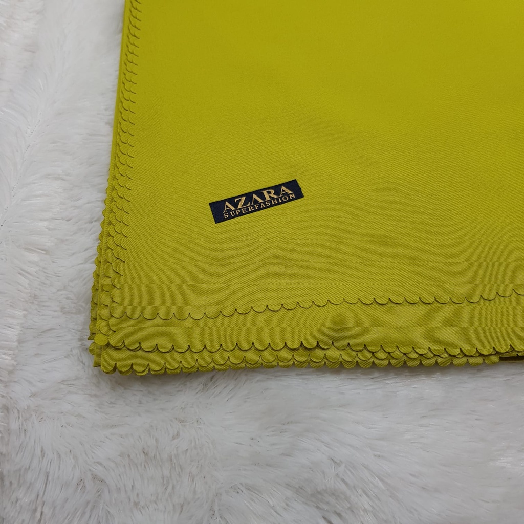 Segi empat voal oscara polos / jilbab polos azara-lime