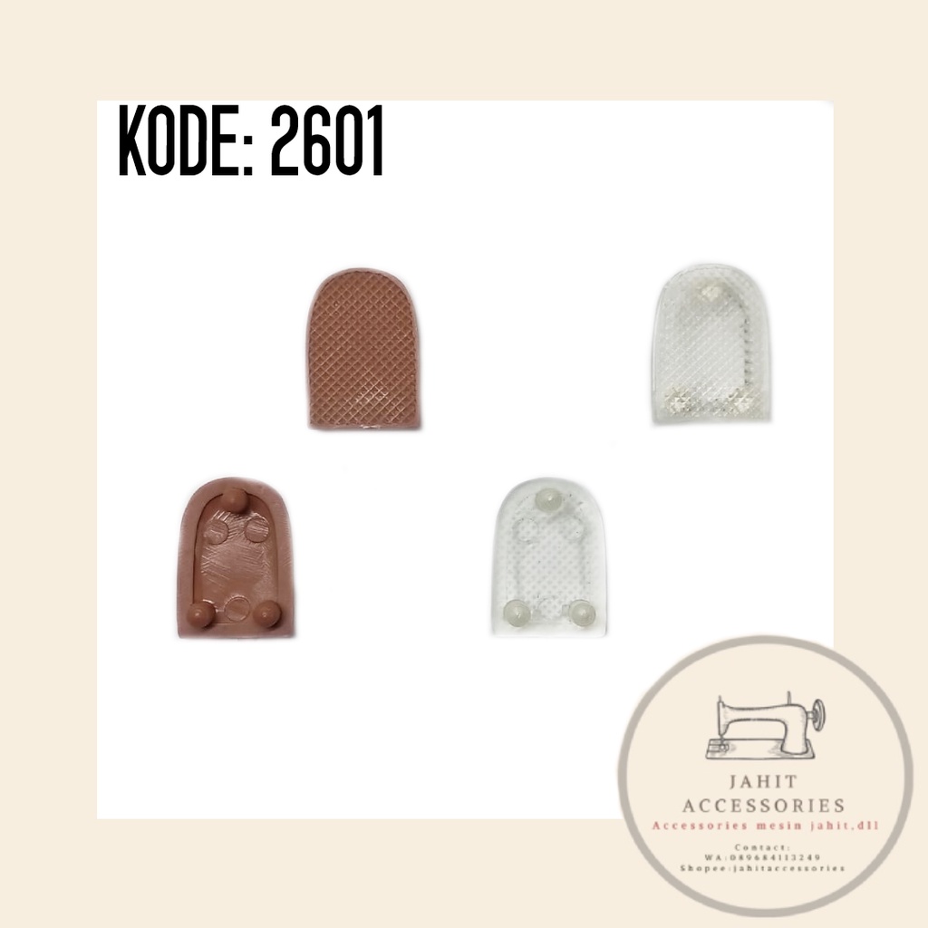 Tutup Alas Hak Kaca Tinggi / Heels (Kode 2601) Heel Tip Perawatan Aksesoris Alas Sepatu Hak Wanita