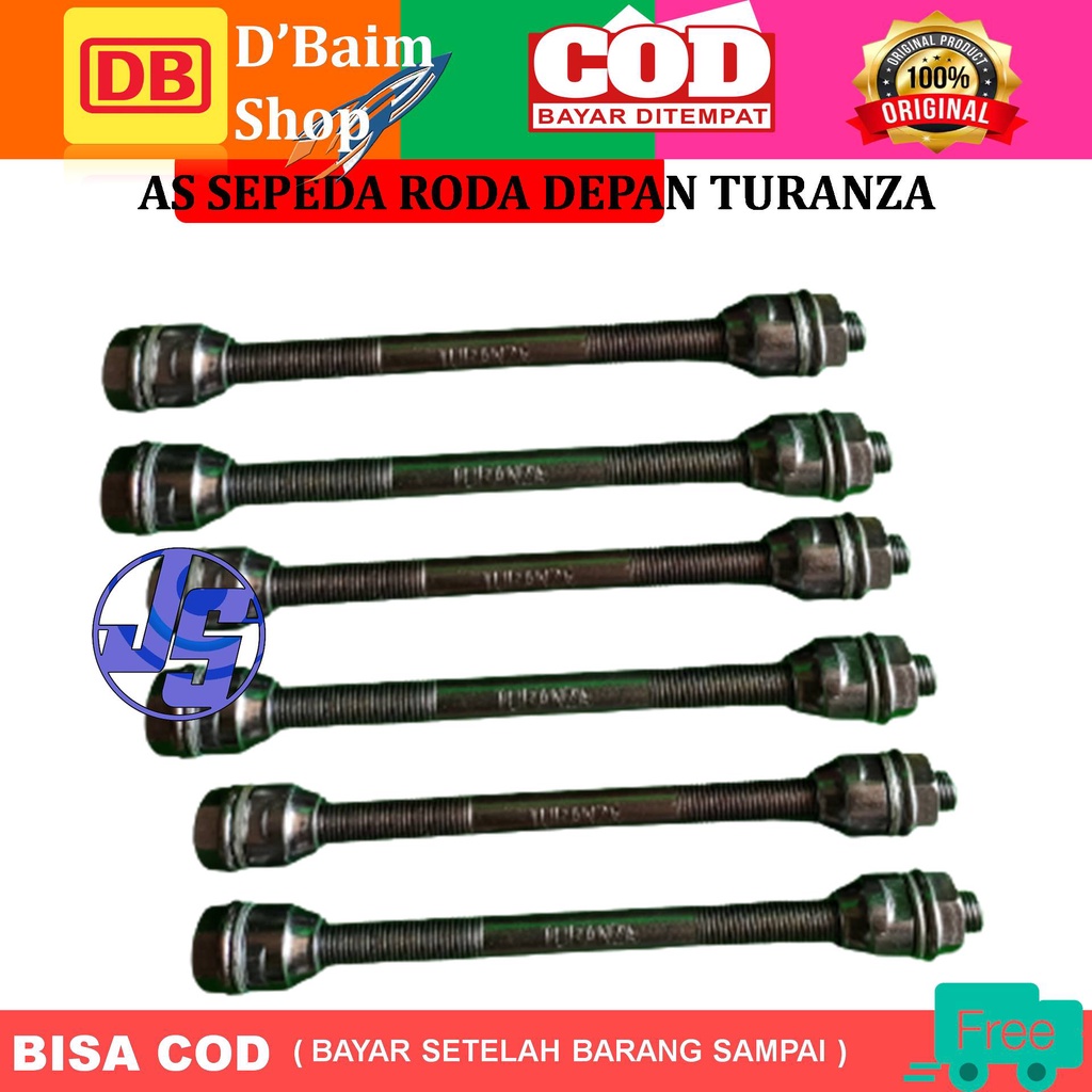 As Sepeda Roda Depan Turanza Hitam